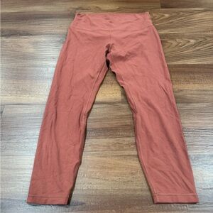 Lululemon Wunder Under High Rise Leggings Womens 10 Rustic Rose Luon Yoga Tights
